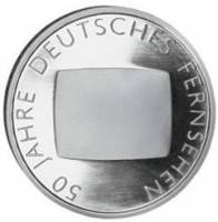 () Монета Германия (ФРГ) 2002 год 10 евро ""  Биметалл (Серебро - Ниобиум)  UNC